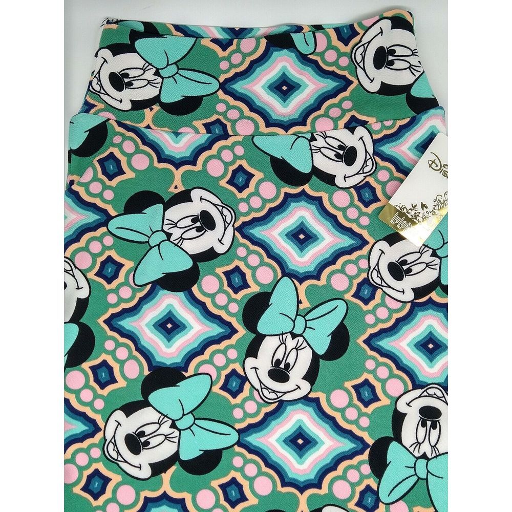 LuLaRoe Cassie‎ size XS Pencil Skirt Disney Minnie Mouse NWT